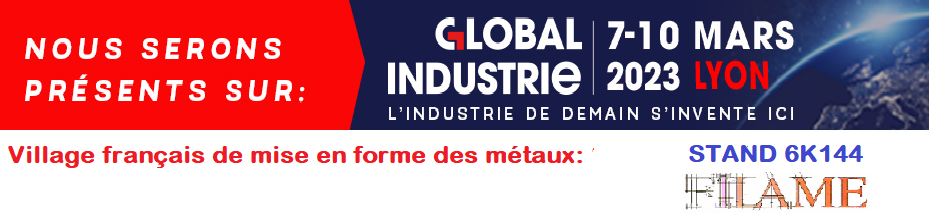 Filame nimmt an der Messe Global Industrie in Lyon teil.