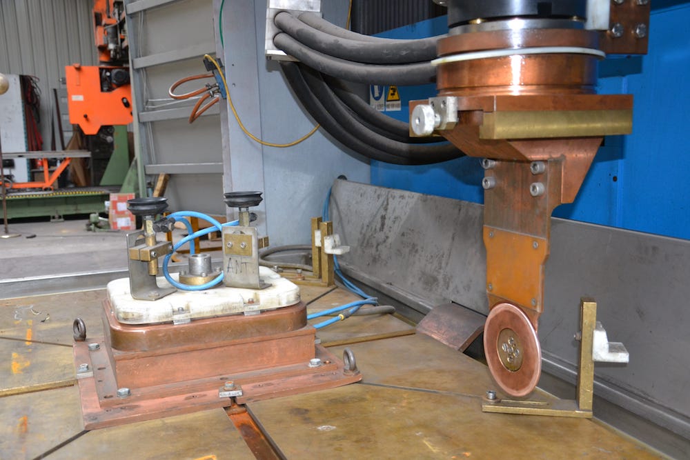 robot soudure galet