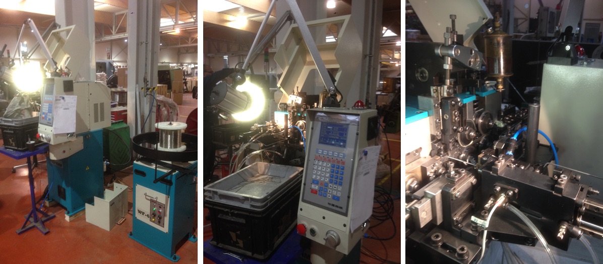 Filame renforce ses capacités de production pour les ressorts de traction avec confection des deux boucles en automatique